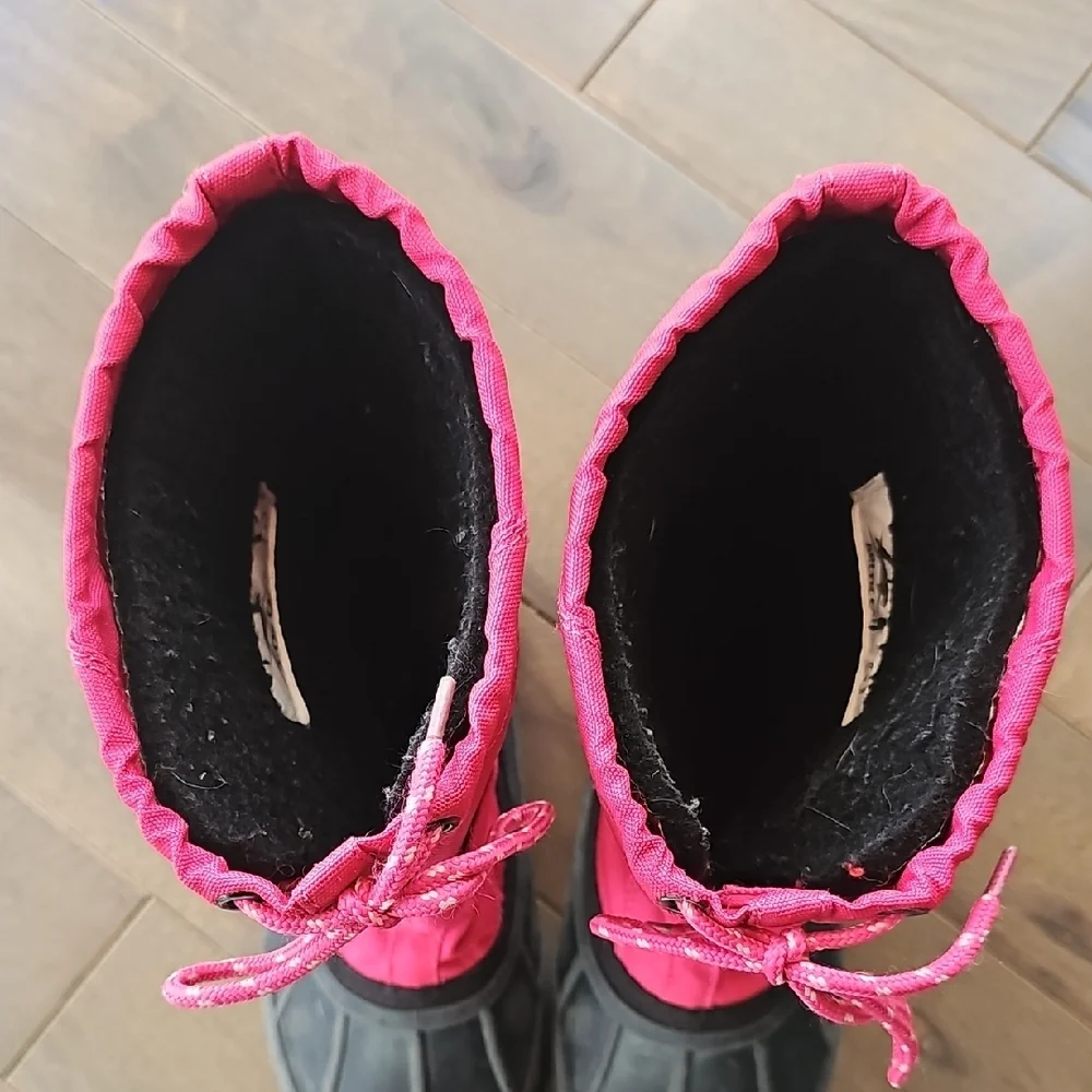 Arctic Cat Girls Pink Winter Snow Boots